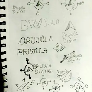 Bocetos realizados durante la exploración visual