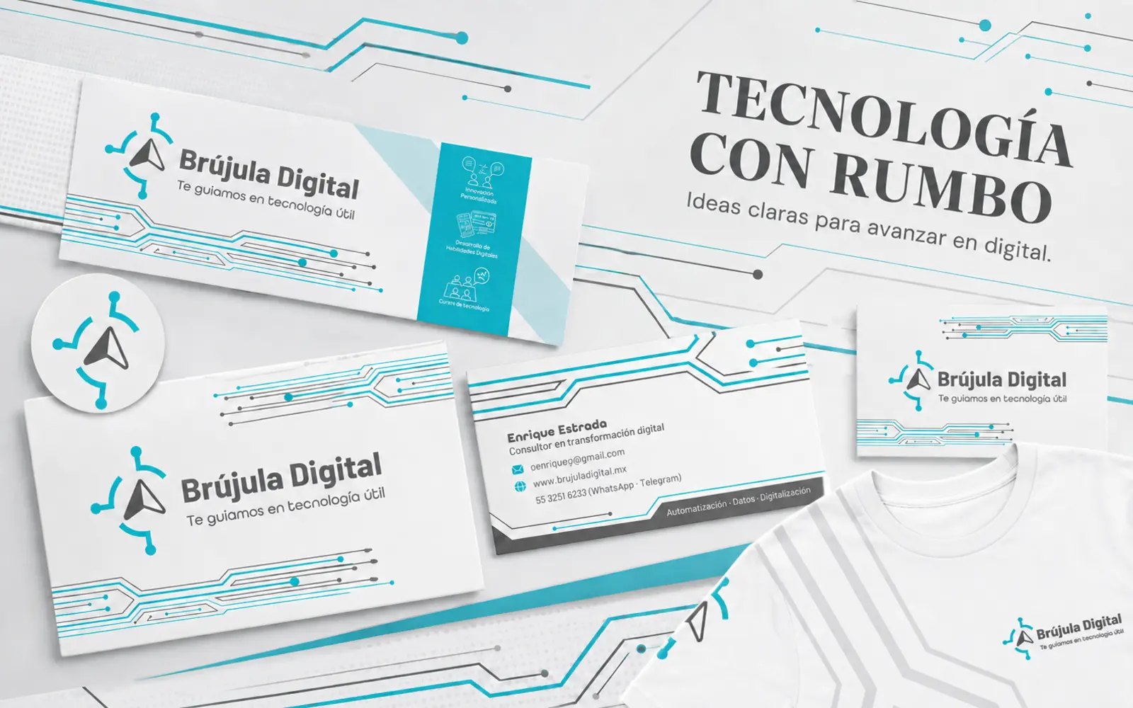 Portada del proyecto Brújula Digital: tecnología con rumbo